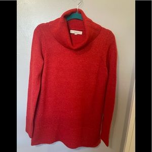 NWT LOFT Turtleneck Tunic Sweater